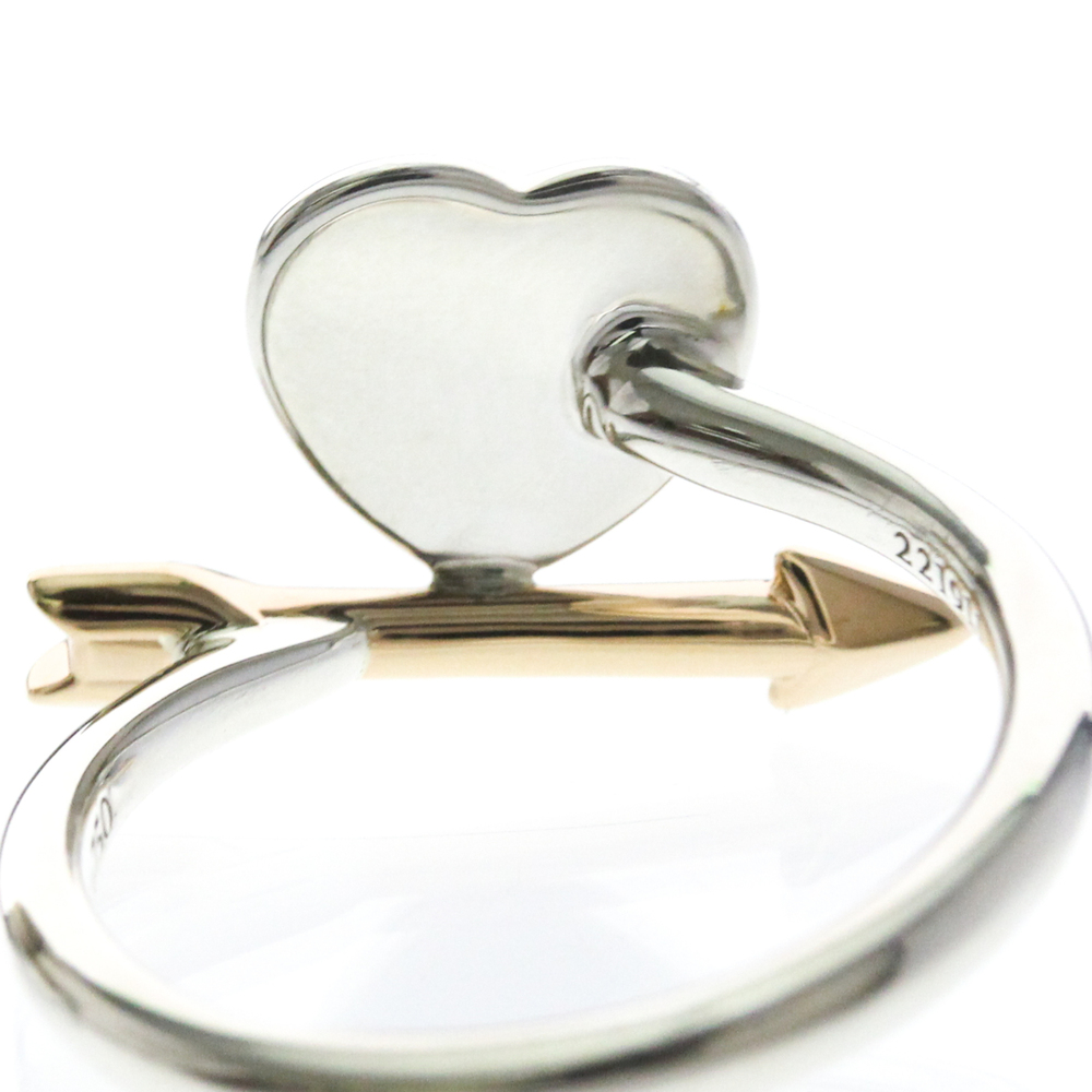 Tiffany Lovestruck Ring Pink Gold (18K),Silver Fashion No Stone Band Ring Sil... - Picture 7 of 11